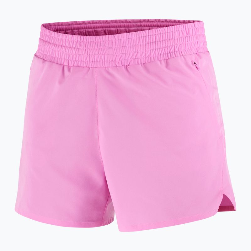 Pantaloni scurți de alergare pentru femei Salomon SHAKEout Core 4" cyclamen 3