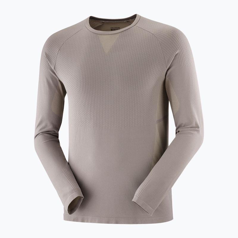 Longsleeve de alergare pentru bărbați Salomon Sense Aero Seamless Tee iron 3