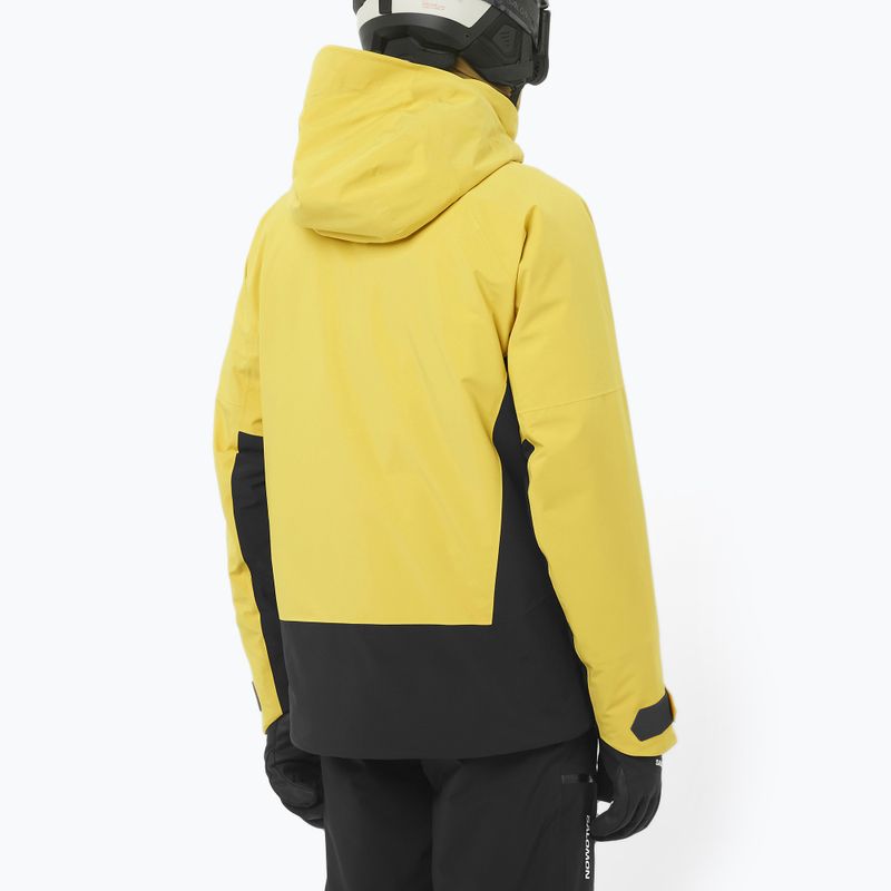 Geacă de schi pentru bărbați Salomon Brilliant 2.0 cress green/deep black 2