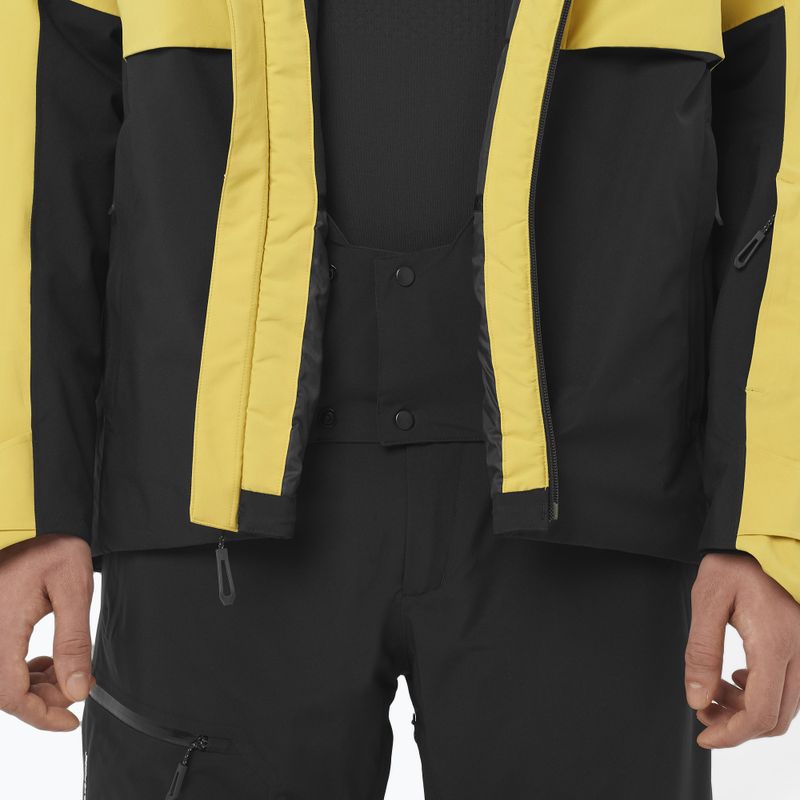 Geacă de schi pentru bărbați Salomon Brilliant 2.0 cress green/deep black 5