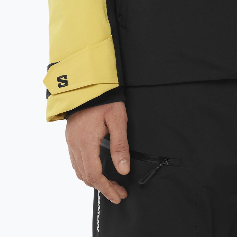 Geacă de schi pentru bărbați Salomon Brilliant 2.0 cress green/deep black 6