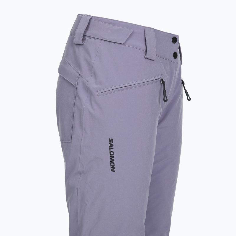 Pantaloni de schi pentru femei Salomon Edge blue granite 6