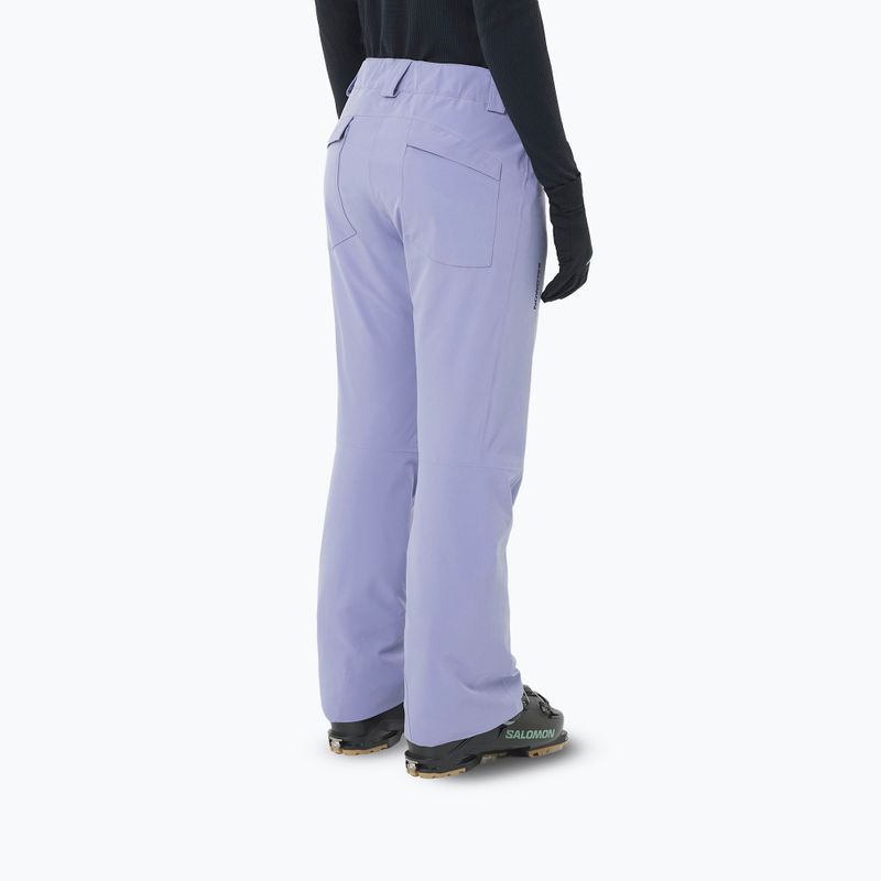 Pantaloni de schi pentru femei Salomon Edge blue granite 2