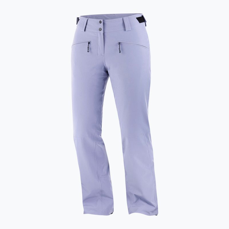 Pantaloni de schi pentru femei Salomon Edge blue granite 8