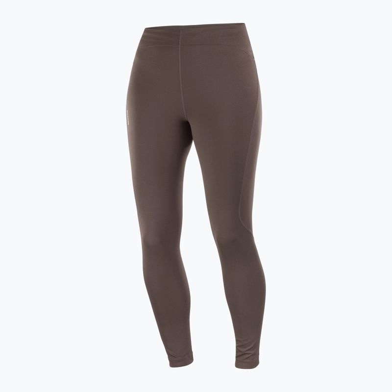Colanți de alergare pentru femei Salomon SHAKEout Core 28" coffee bean 3