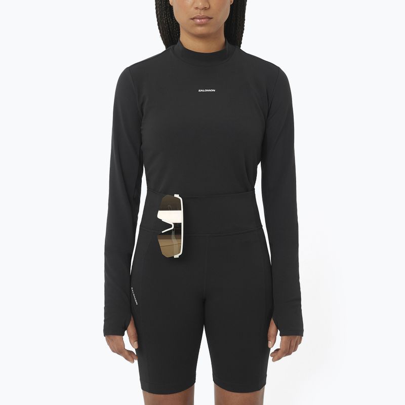 Longsleeve dealergare pentru femei Salomon Bliss negru profund