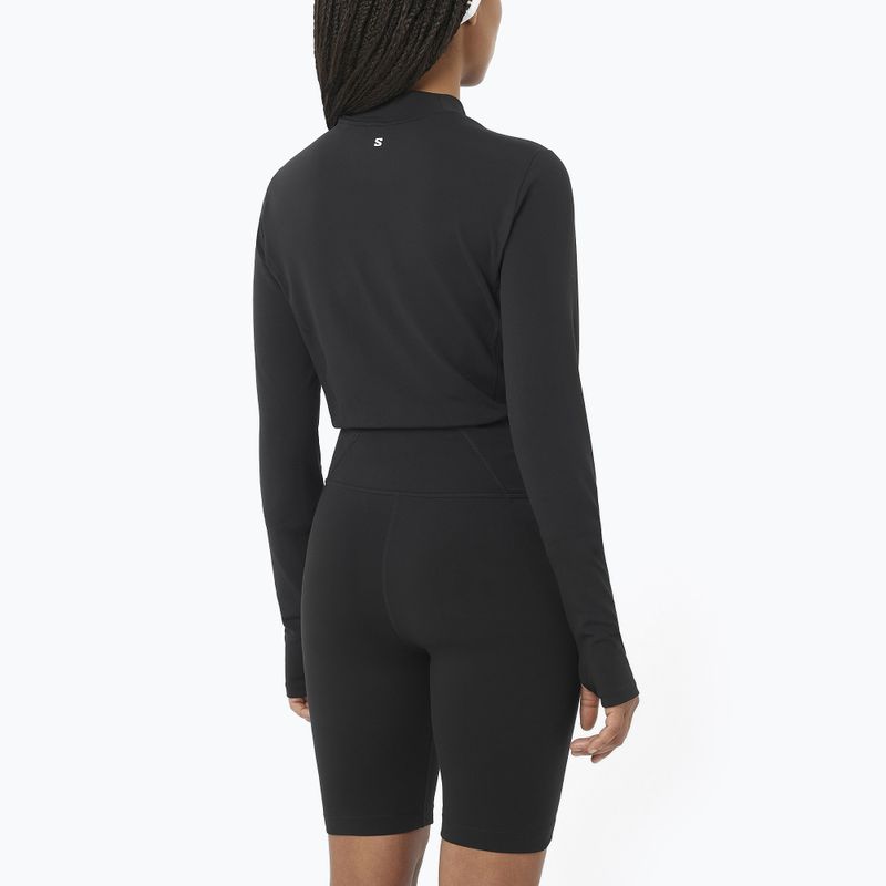 Longsleeve dealergare pentru femei Salomon Bliss negru profund 3