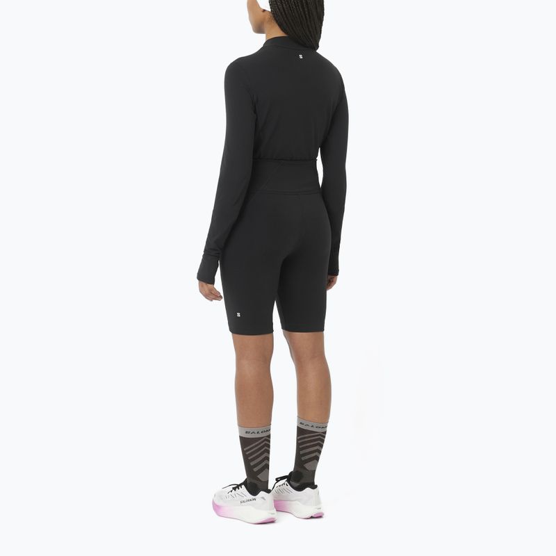 Longsleeve dealergare pentru femei Salomon Bliss negru profund 4