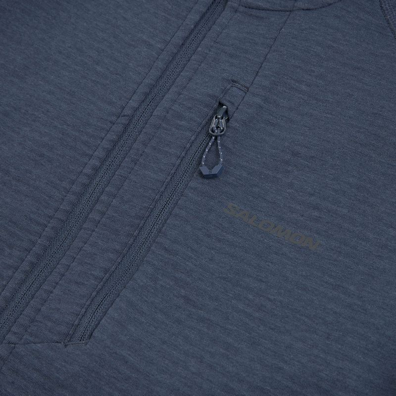 Bluză fleece pentru femei Salomon Lightwarm Full Zip blue nights 7