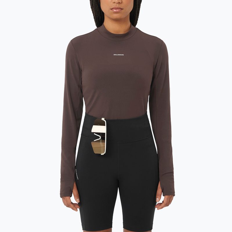 Longsleeve dealergare pentru femei Salomon Bliss coffee bean