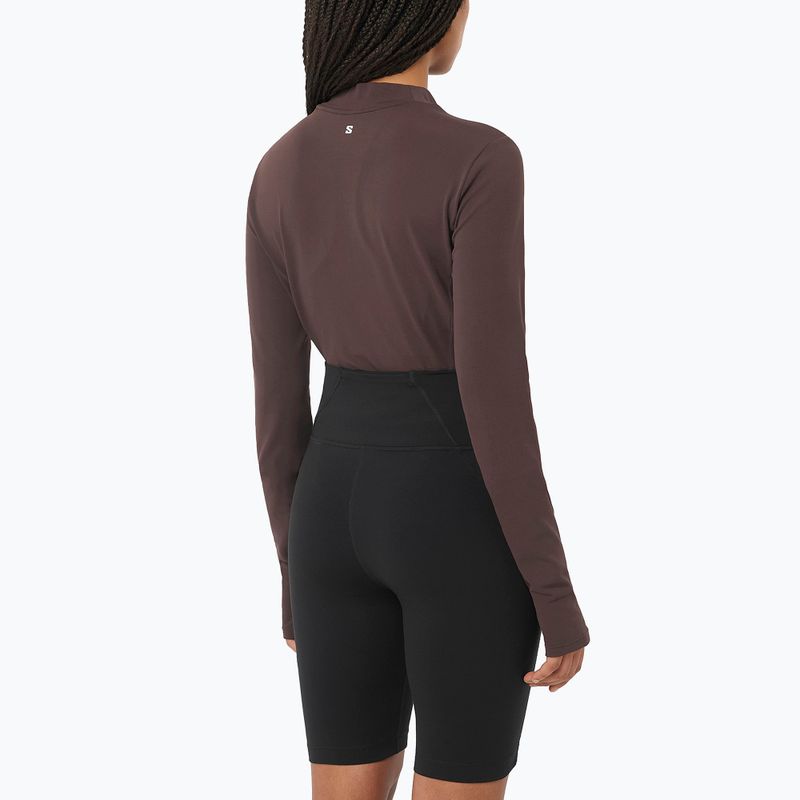 Longsleeve dealergare pentru femei Salomon Bliss coffee bean 2