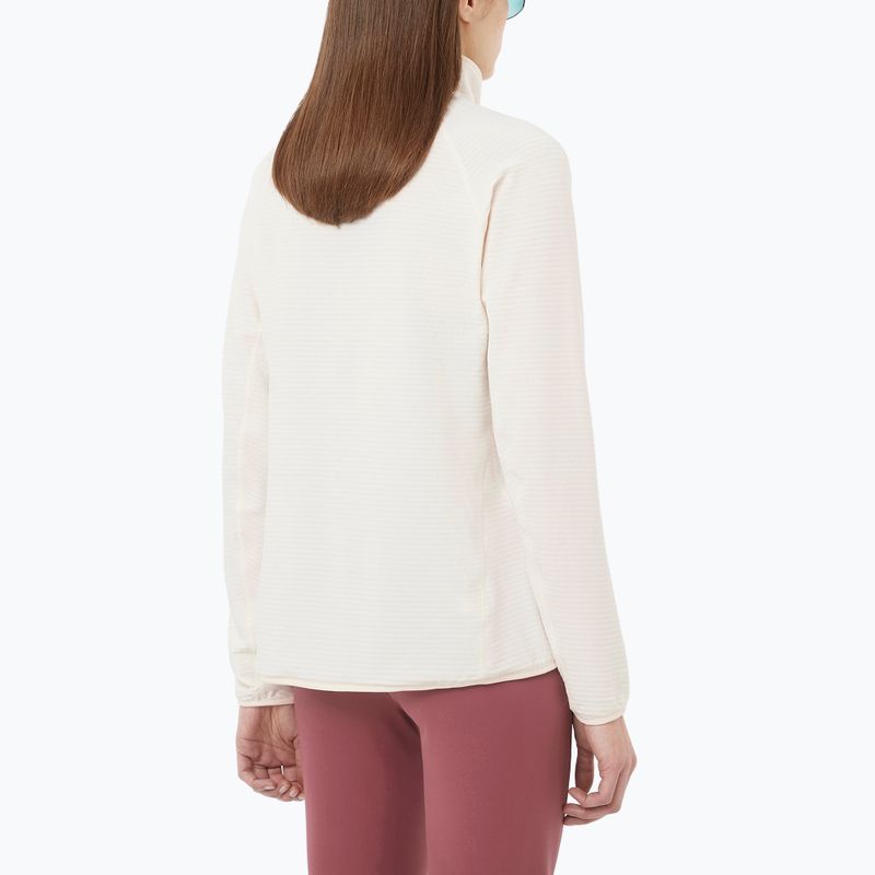 Bluză de drumeție pentru femei Salomon Essential Lightwarm Half Zip whisper white 2