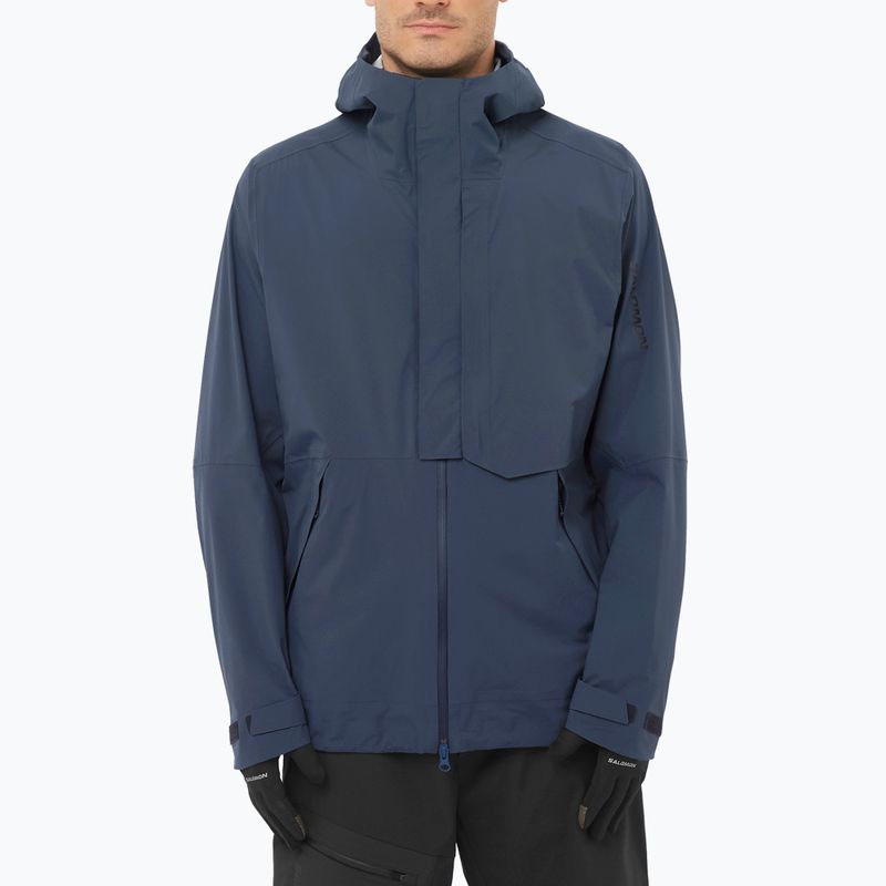 Geacă softshell pentru bărbați Salomon Outherpath Pro 2.5 l blue nights