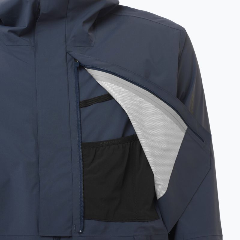Geacă softshell pentru bărbați Salomon Outherpath Pro 2.5 l blue nights 5
