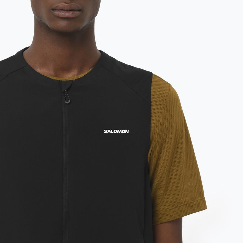 Vesta pentru alergare Salomon Mountain Flex Hybrid deep black 3