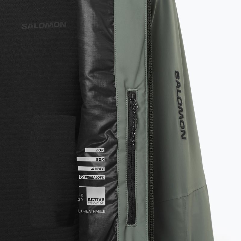 Geacă de schi pentru bărbați Salomon Spectral green gables/sedona 8