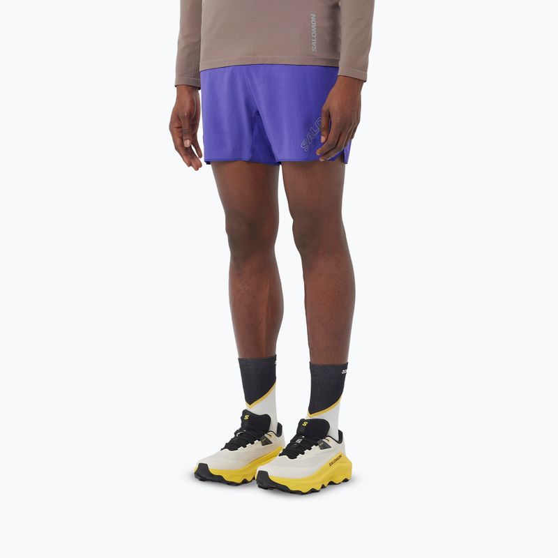 Pantaloni scurți de alergare pentru bărbați Salomon Sense Aero 5" liberty 3
