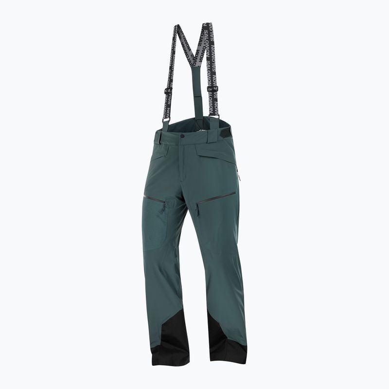 Pantaloni de schi pentru bărbați Salomon Spectral green gables 6