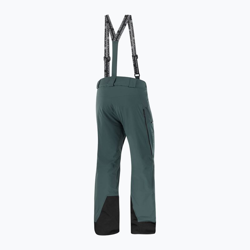 Pantaloni de schi pentru bărbați Salomon Spectral green gables 7