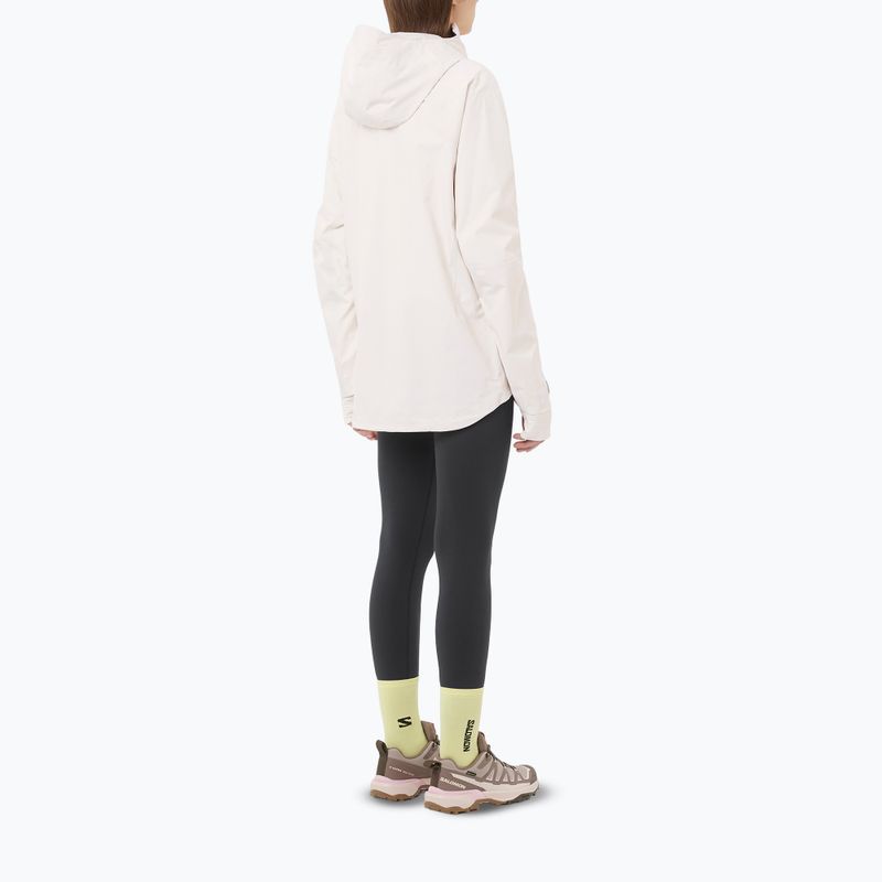 Bluză polar pentru femei Salomon Essential Lightwarm whisper white 2