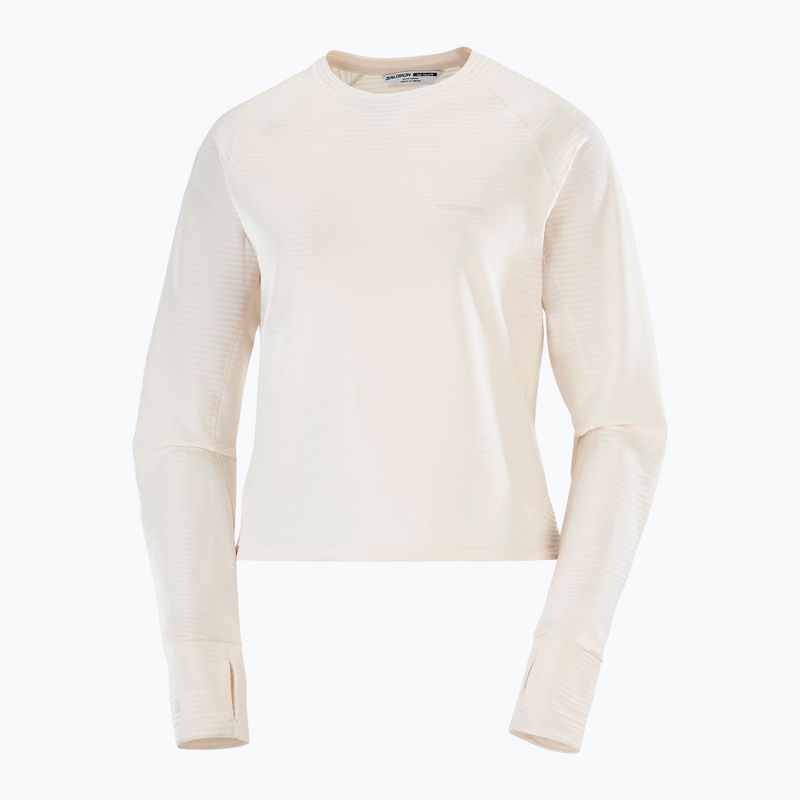 Bluză polar pentru femei Salomon Essential Lightwarm whisper white 6