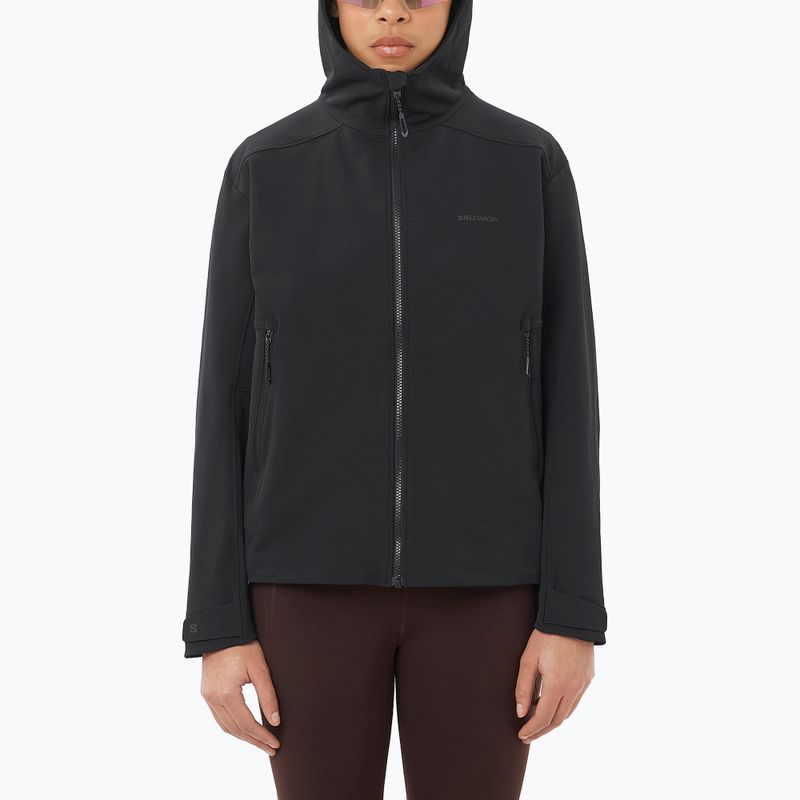 Geacă pentru femei Salomon Outpeak Softshell deep black