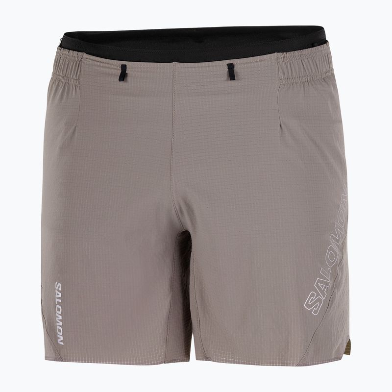 Pantaloni scurți de alergare pentru bărbați Salomon Sense Aero 7" iron 5