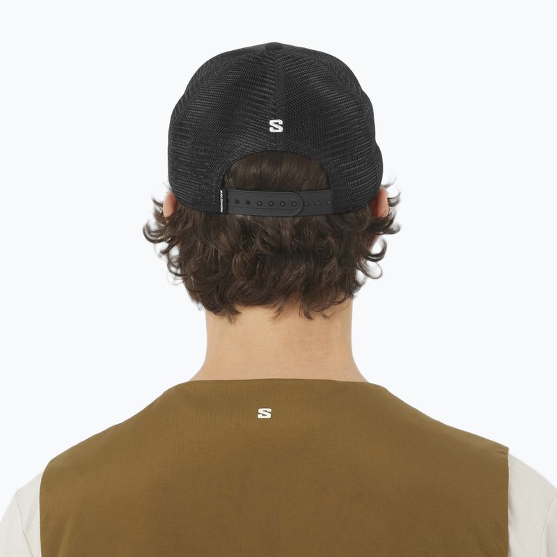 Șapcă  Salomon Logo Trucker negru intens 3