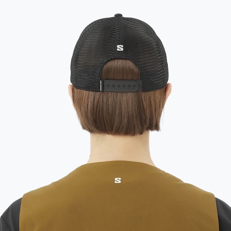 Șapcă  Salomon Logo Trucker negru intens 5