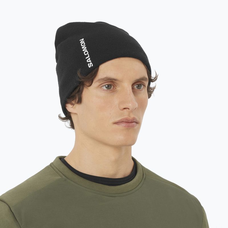 Căciulă de iarnă Salomon Graphic deep black 2