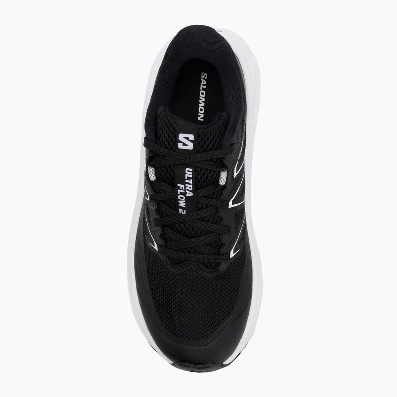 Încălțăminte de alergare pentru femei Salomon Ultra Flow 2 black/white/agave green 5