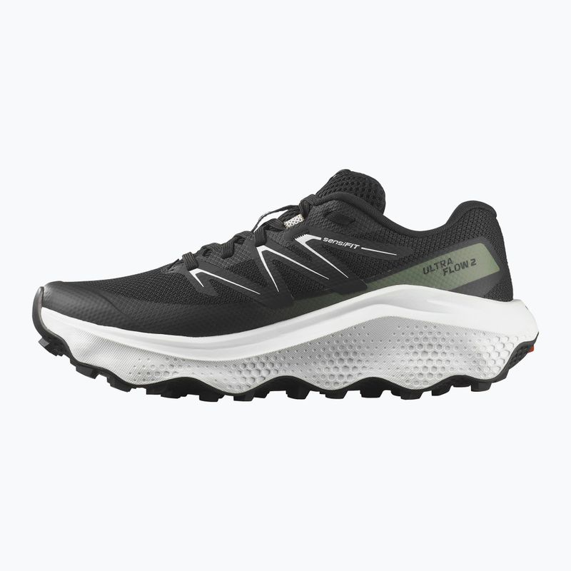 Încălțăminte de alergare pentru femei Salomon Ultra Flow 2 black/white/agave green 10