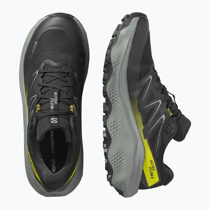 Încălțăminte de alergare pentru bărbați Salomon Ultra Flow 2 GTX black/sedona sage/incaberry 12