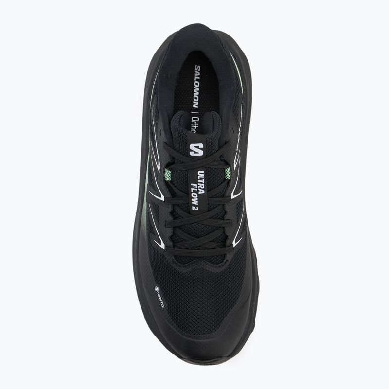 Încălțăminte de alergare pentru bărbați Salomon Ultra Flow 2 GTX black/black/patina green 5