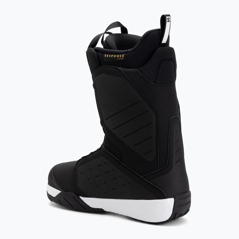 Încălțăminte de snowboard pentru bărbați Salomon Dialogue Dual Boa black/black/white 2