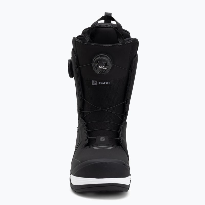 Încălțăminte de snowboard pentru bărbați Salomon Dialogue Dual Boa black/black/white 3