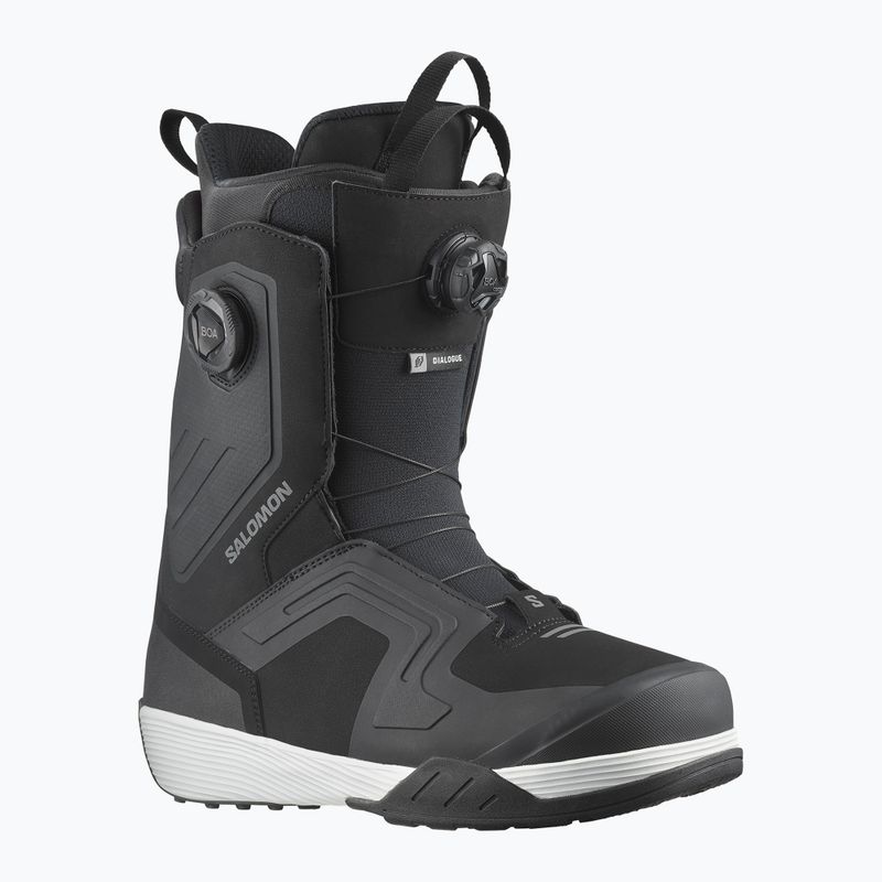 Încălțăminte de snowboard pentru bărbați Salomon Dialogue Dual Boa black/black/white