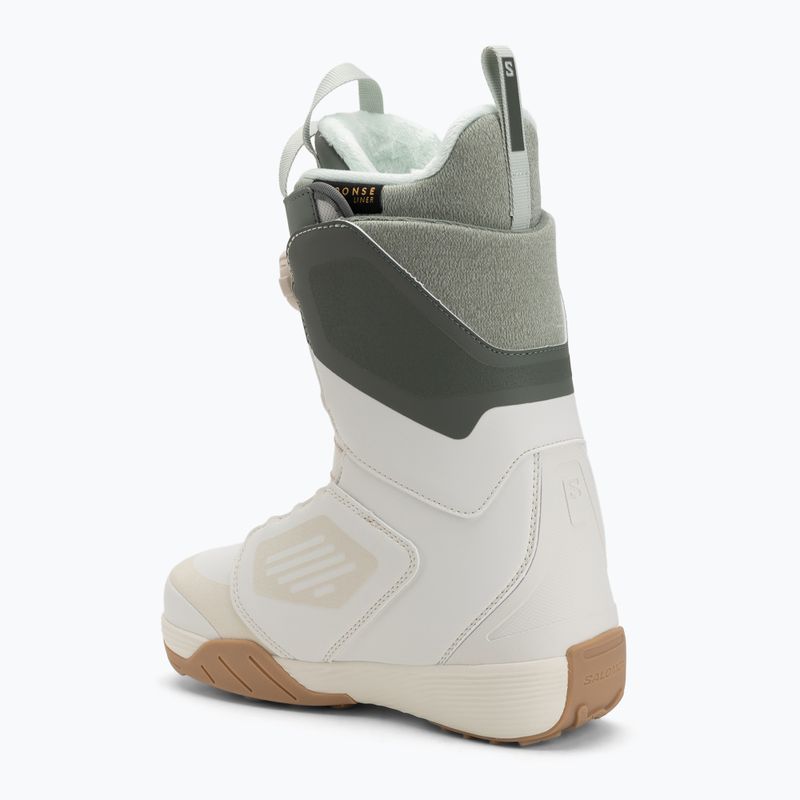 Încălțăminte de snowboard pentru femei Salomon Kiana Dual Boa W vanilla ice/agave green/clearly aqua 2