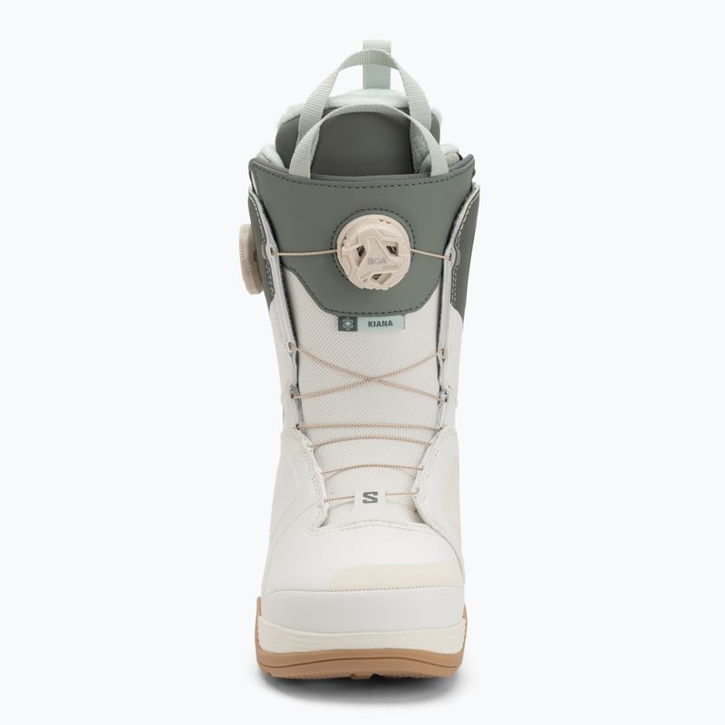 Încălțăminte de snowboard pentru femei Salomon Kiana Dual Boa W vanilla ice/agave green/clearly aqua 3