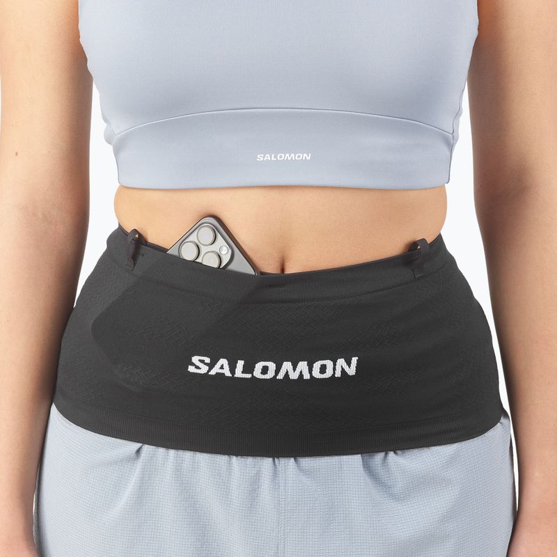 Centură de alergare Salomon ADV SKIN Seamless black/white 6