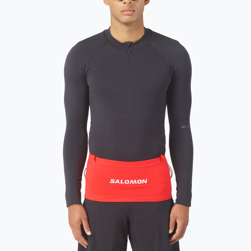 Centură de alergare Salomon ADV SKIN Seamless flame scarlet/white 3