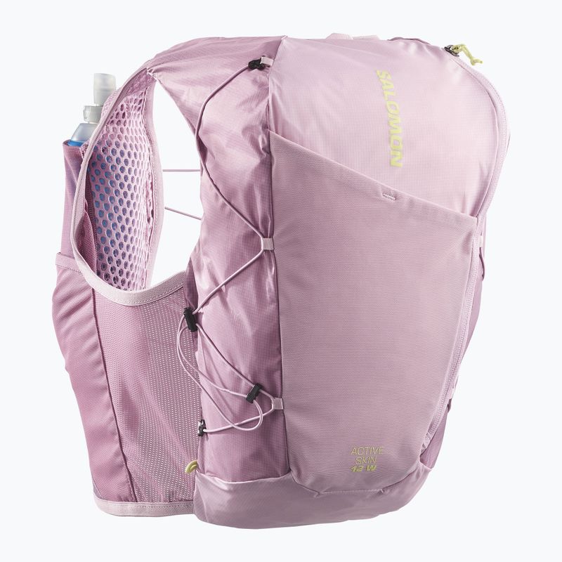 Vestă de alergare pentru femei Salomon Active Skin 12 Set dawn pink/dusky 2
