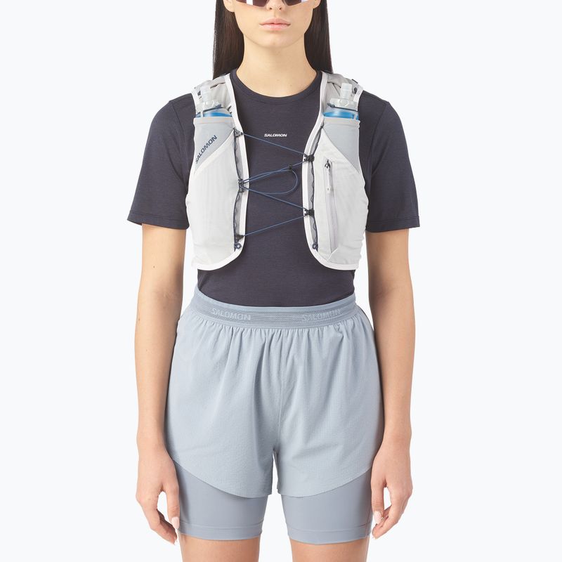 Vestă de alergare Salomon Advance Skin 5 Set alloy/gray violet/spellb 3