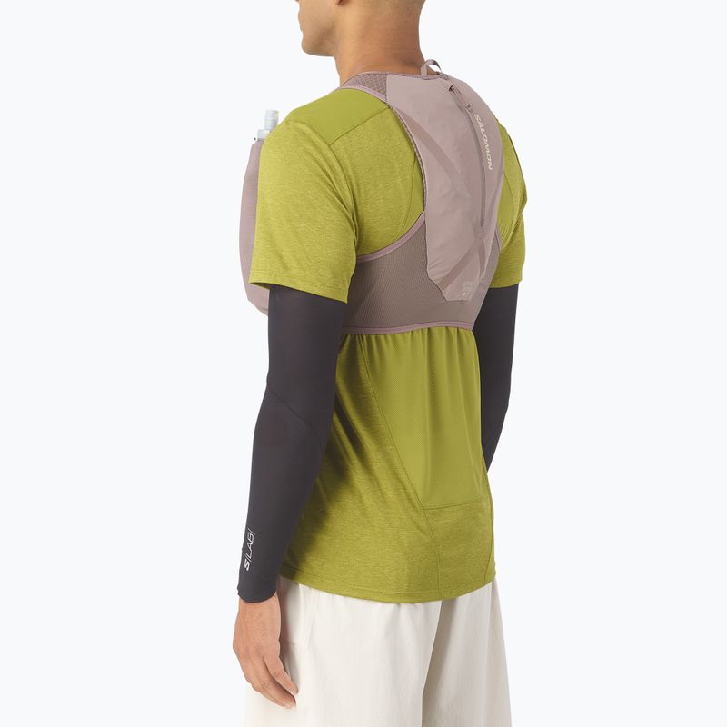 Vestă de alergare Salomon GRVL Skin 4 Set iron/silver cloud 4