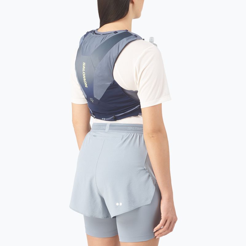 Vestă de alergare Salomon ADV SKIN 5 Gradient Set maritime blue/gray 4