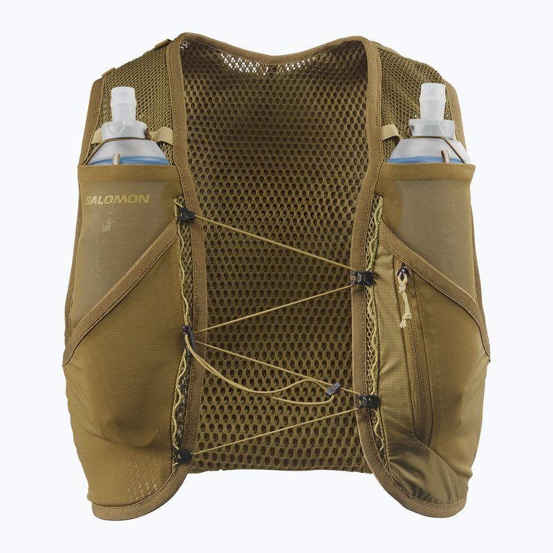 Vestă de alergare Salomon Active Skin 4 Set brilliant olive/willow