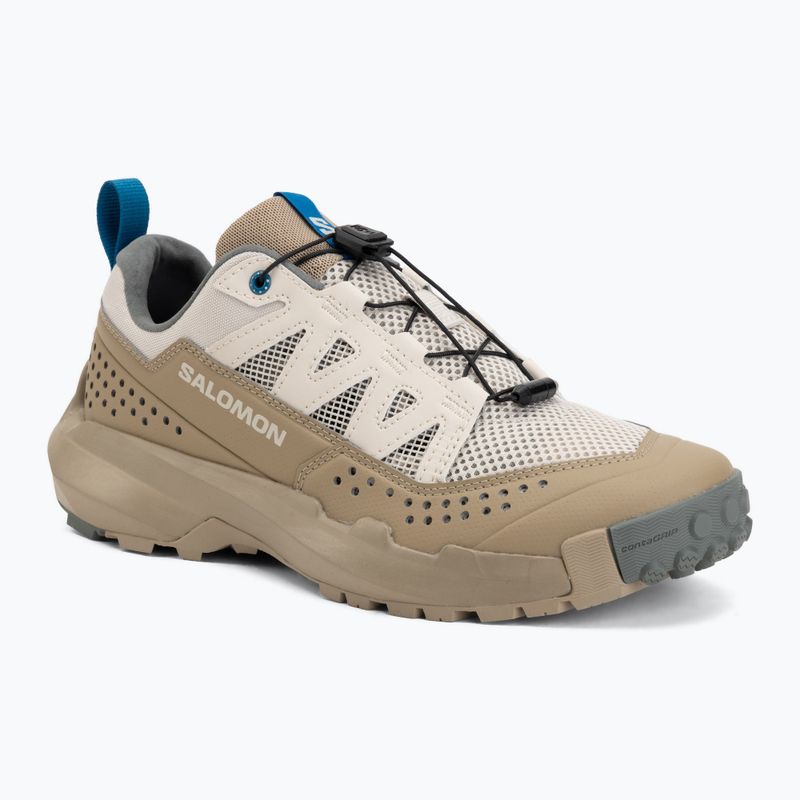 Încălțăminte de drumeție pentru bărbați Salomon Techamphibian 5 rainy day/desert tan/mykonos blue 2