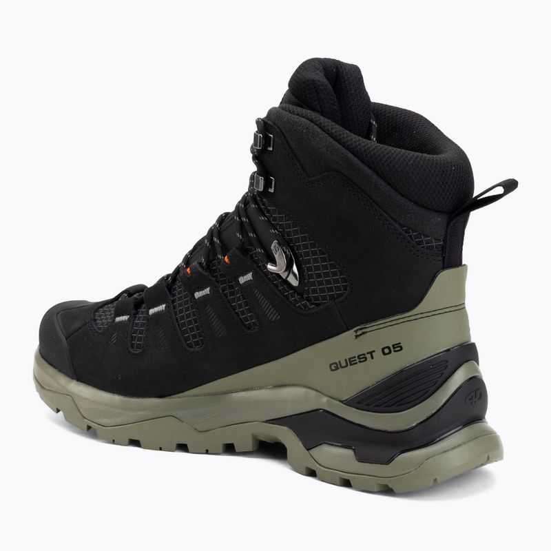 Încălțăminte de trekking pentru bărbați Salomon Quest 5 GTX black/dlicgr/black 3