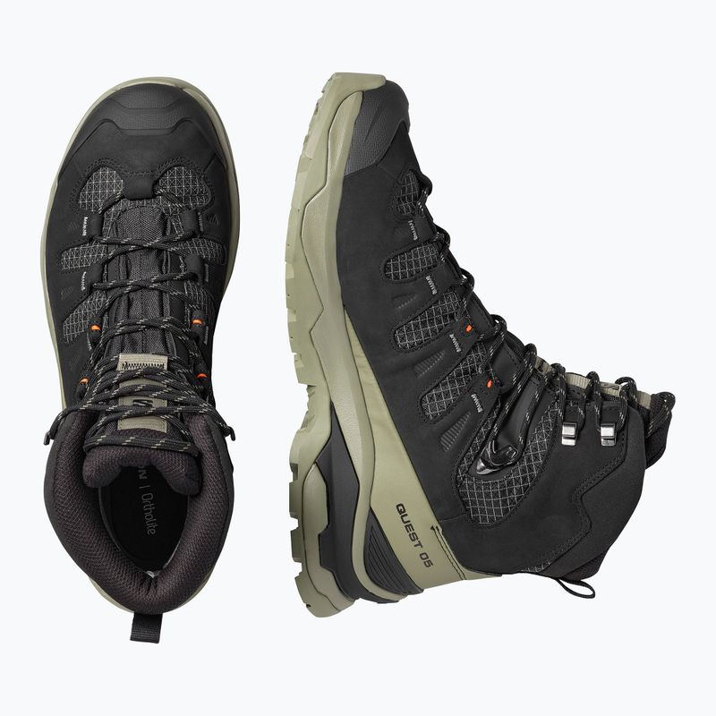 Încălțăminte de trekking pentru bărbați Salomon Quest 5 GTX black/dlicgr/black 5