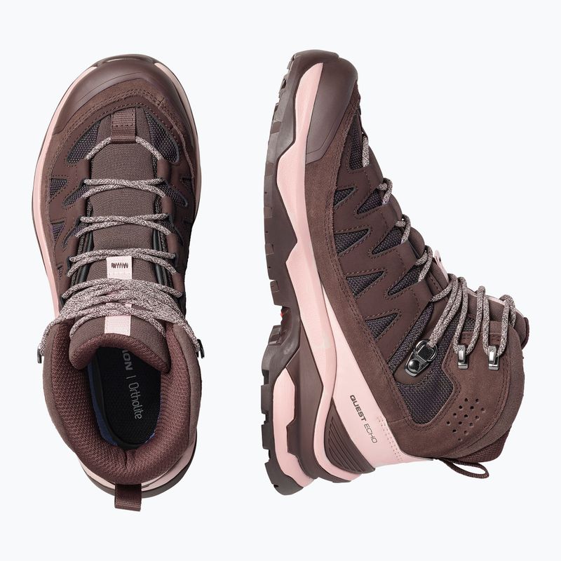 Încălțăminte de trekking pentru femei Salomon Quest Echo GTX blkcof/shadow/blac 5